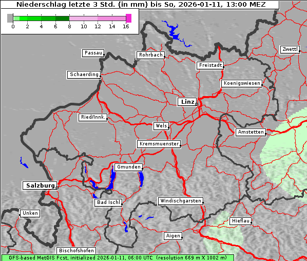 Niederschlag, 11. 1. 2026