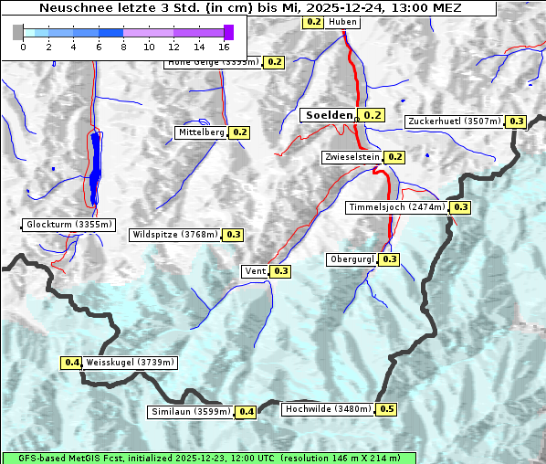 Neuschnee, 24. 12. 2025