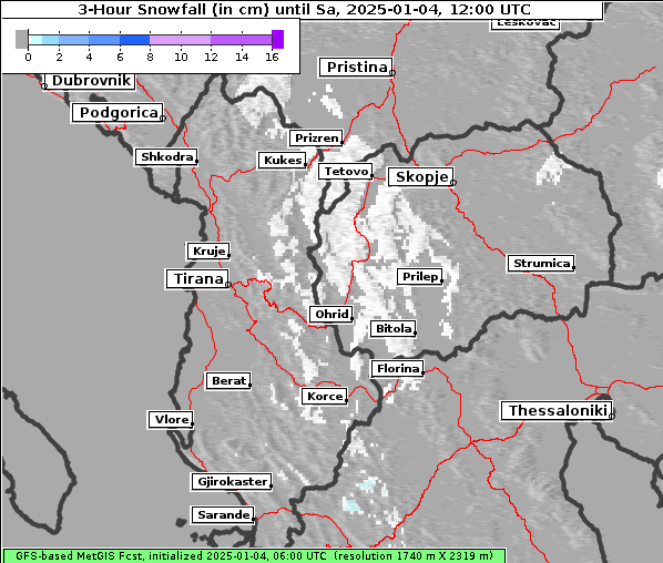 Neuschnee, 4. 1. 2025