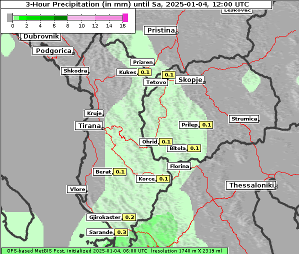 Niederschlag, 4. 1. 2025