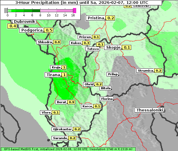 Niederschlag, 7. 2. 2026