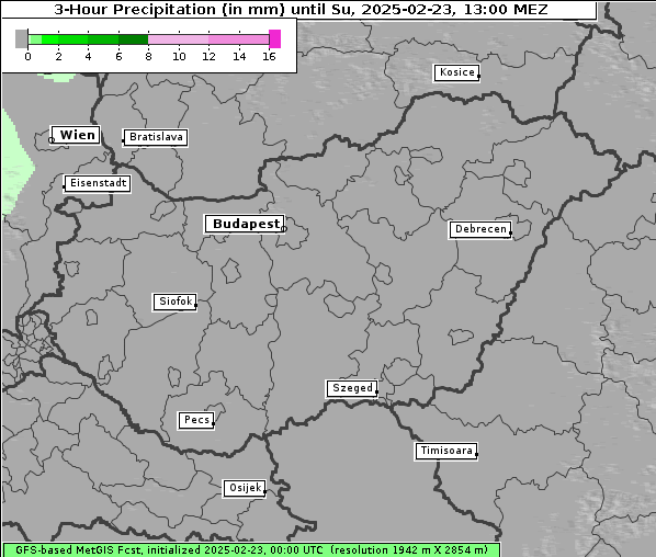 Niederschlag, 23. 2. 2025