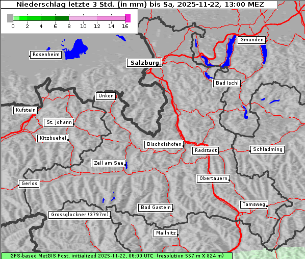 Niederschlag, 22. 11. 2025
