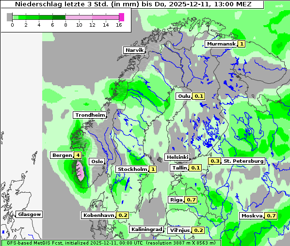 Niederschlag, 11. 12. 2025