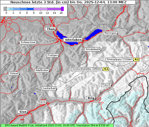 Neuschnee, 4. 12. 2025