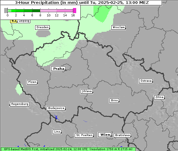 Niederschlag, 25. 2. 2025