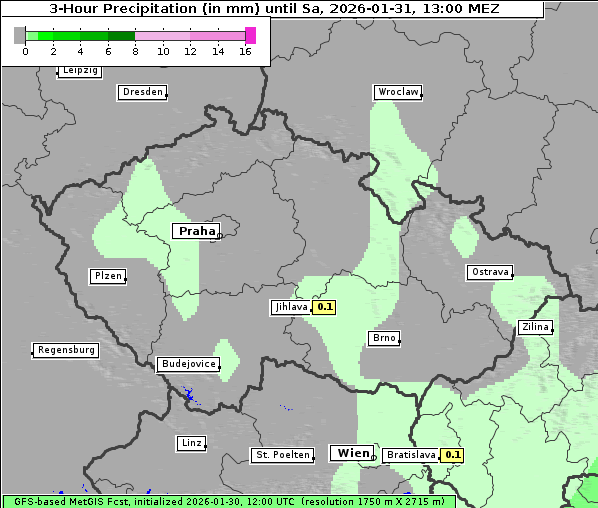 Niederschlag, 31. 1. 2026