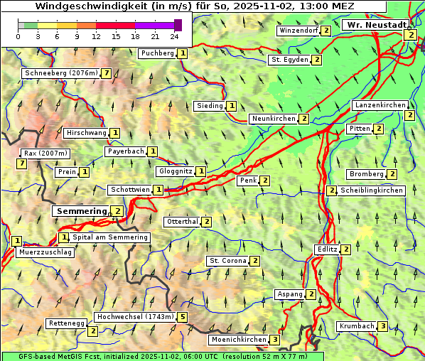 Wind, 2. 11. 2025