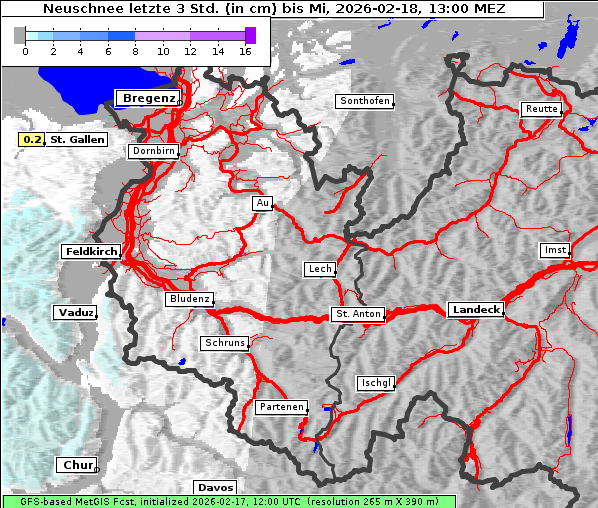 Neuschnee, 18. 2. 2026