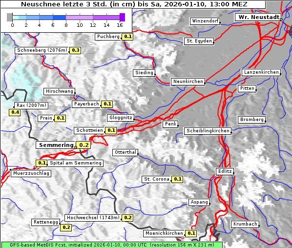 Neuschnee, 10. 1. 2026