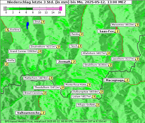 Niederschlag, 12. 5. 2025