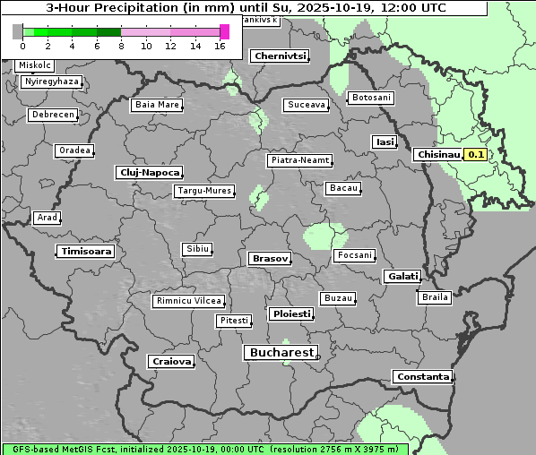 Niederschlag, 19. 10. 2025