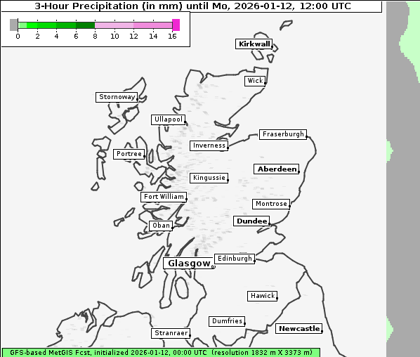 Niederschlag, 12. 1. 2026