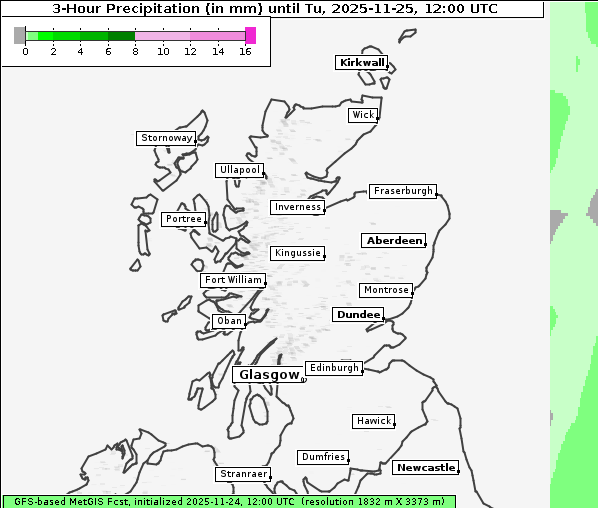 Niederschlag, 25. 11. 2025