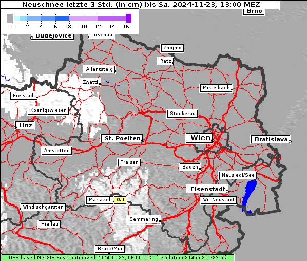 Neuschnee, 23. 11. 2024