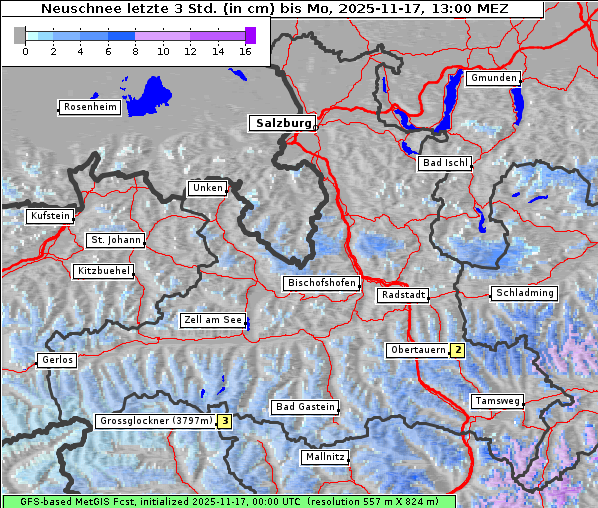 Neuschnee, 17. 11. 2025