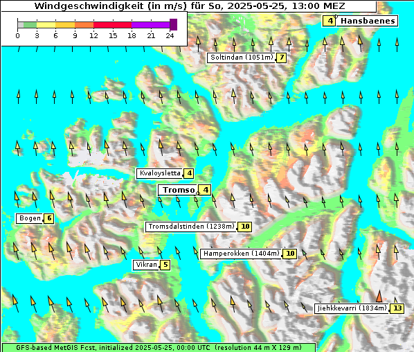 Wind, 25. 5. 2025