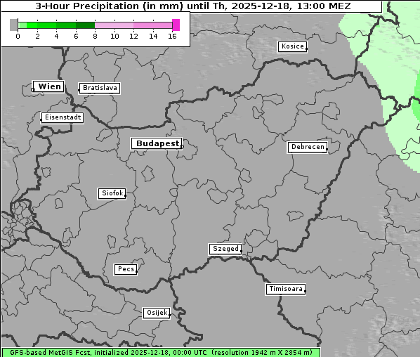 Niederschlag, 18. 12. 2025
