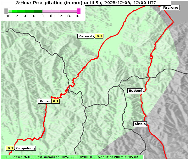 Niederschlag, 6. 12. 2025