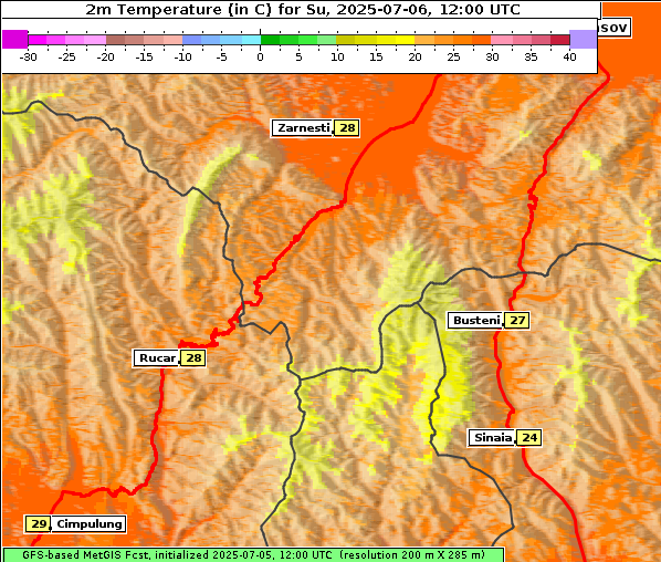 Temperatur, 6. 7. 2025
