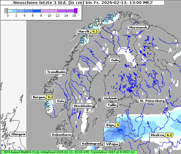 Neuschnee, 13. 2. 2026