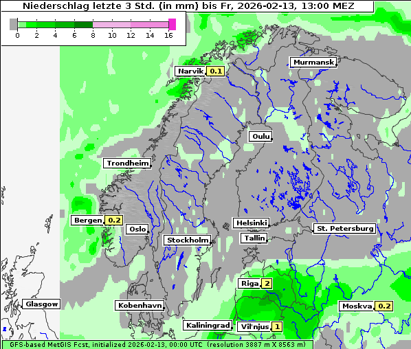 Niederschlag, 13. 2. 2026