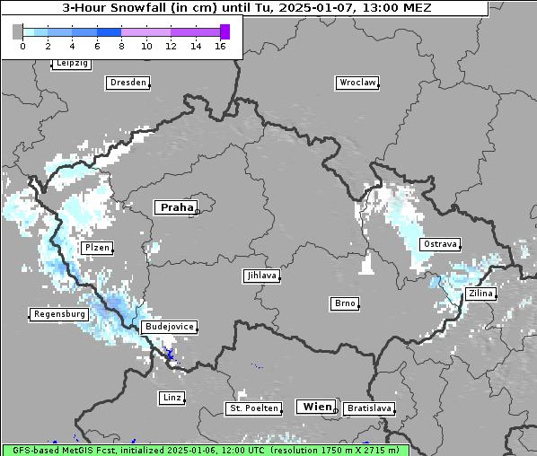 Neuschnee, 7. 1. 2025