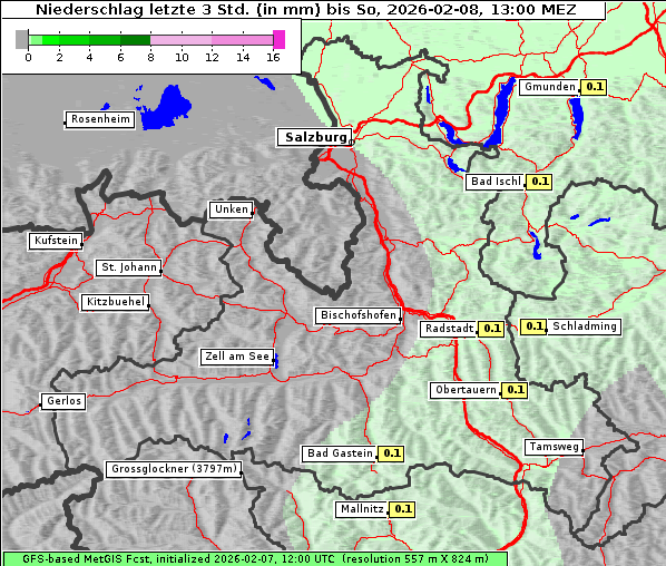 Niederschlag, 8. 2. 2026