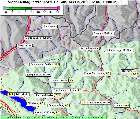 Niederschlag, 6. 2. 2026