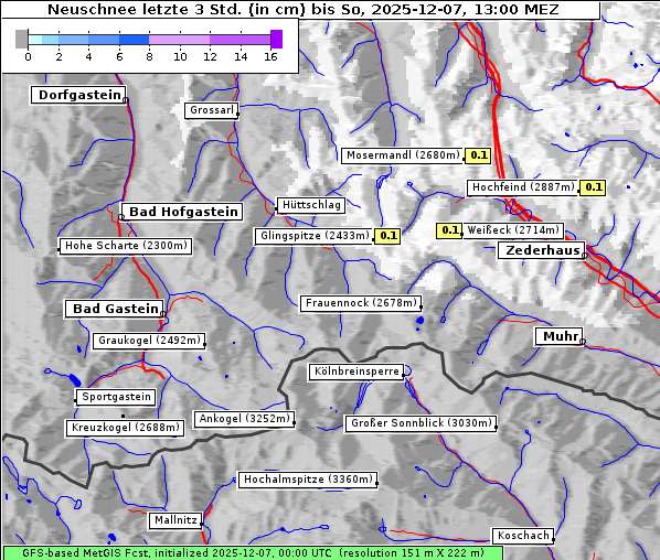 Neuschnee, 7. 12. 2025