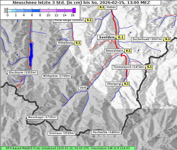 Neuschnee, 15. 2. 2026