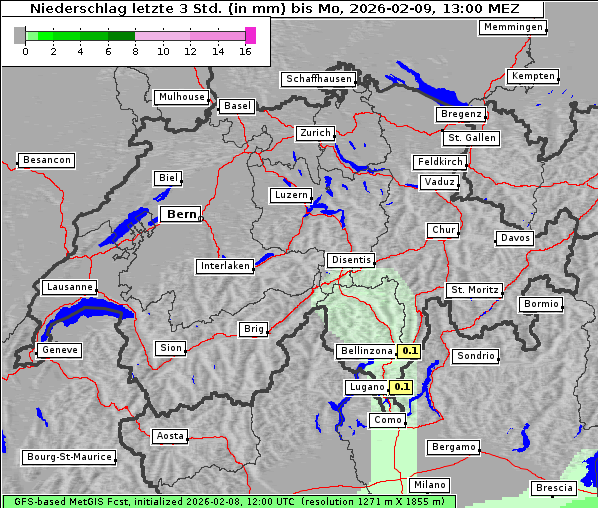 Niederschlag, 9. 2. 2026