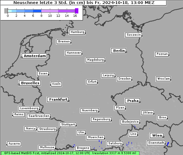 Neuschnee, 18. 10. 2024