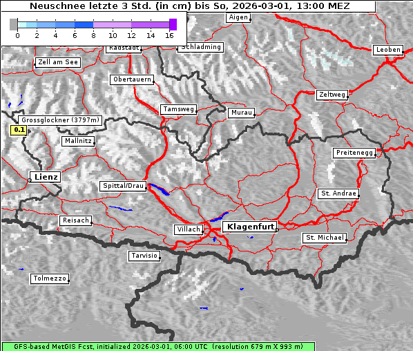 Neuschnee, 1. 3. 2026