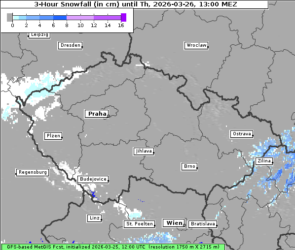Neuschnee, 26. 3. 2026
