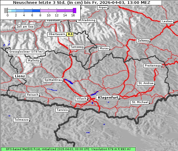 Neuschnee, 3. 4. 2026