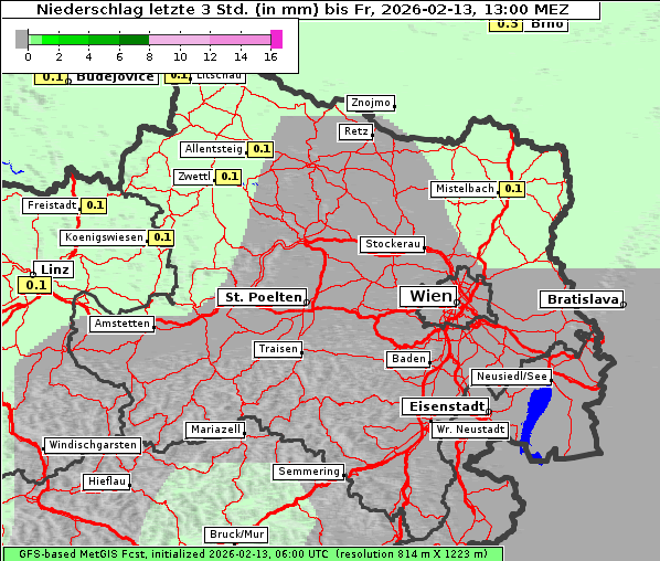 Niederschlag, 13. 2. 2026
