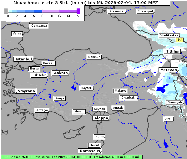 Neuschnee, 4. 2. 2026