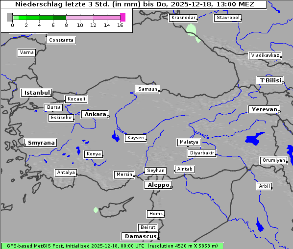 Niederschlag, 18. 12. 2025