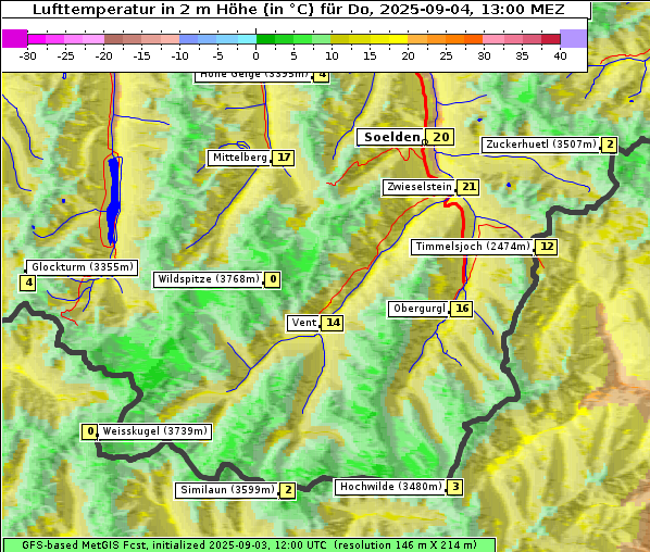 Temperatur, 4. 9. 2025