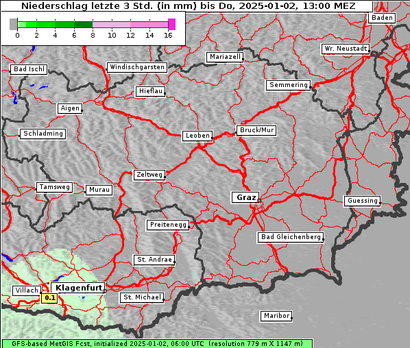 Niederschlag, 2. 1. 2025