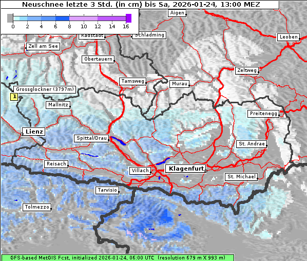 Neuschnee, 24. 1. 2026