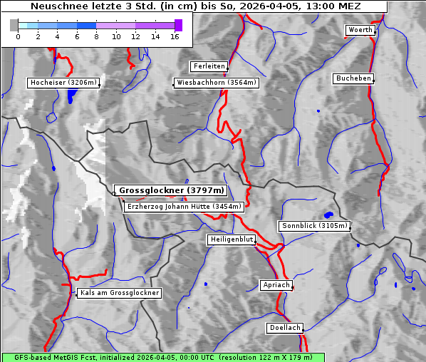 Neuschnee, 5. 4. 2026