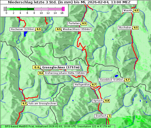 Niederschlag, 4. 2. 2026
