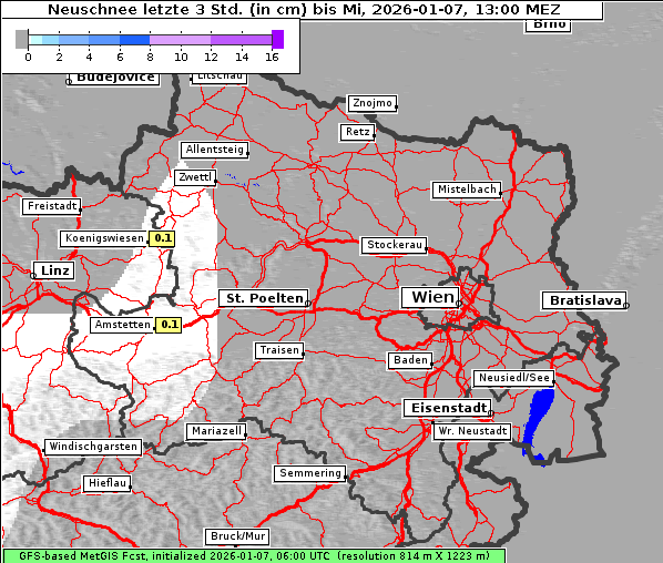 Neuschnee, 7. 1. 2026
