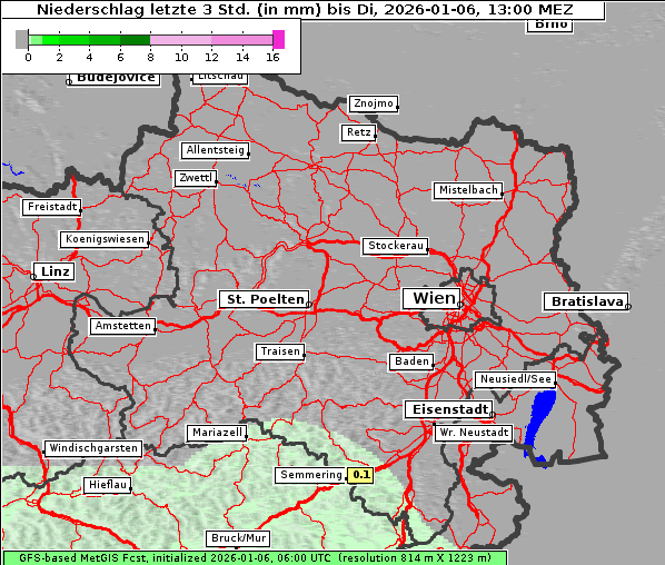 Niederschlag, 6. 1. 2026