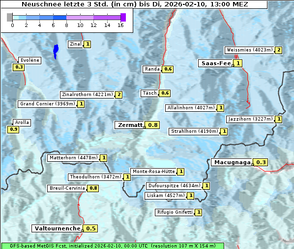 Neuschnee, 10. 2. 2026