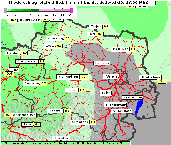 Niederschlag, 10. 1. 2026