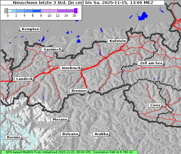 Neuschnee, 15. 11. 2025