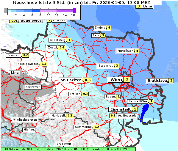 Neuschnee, 9. 1. 2026